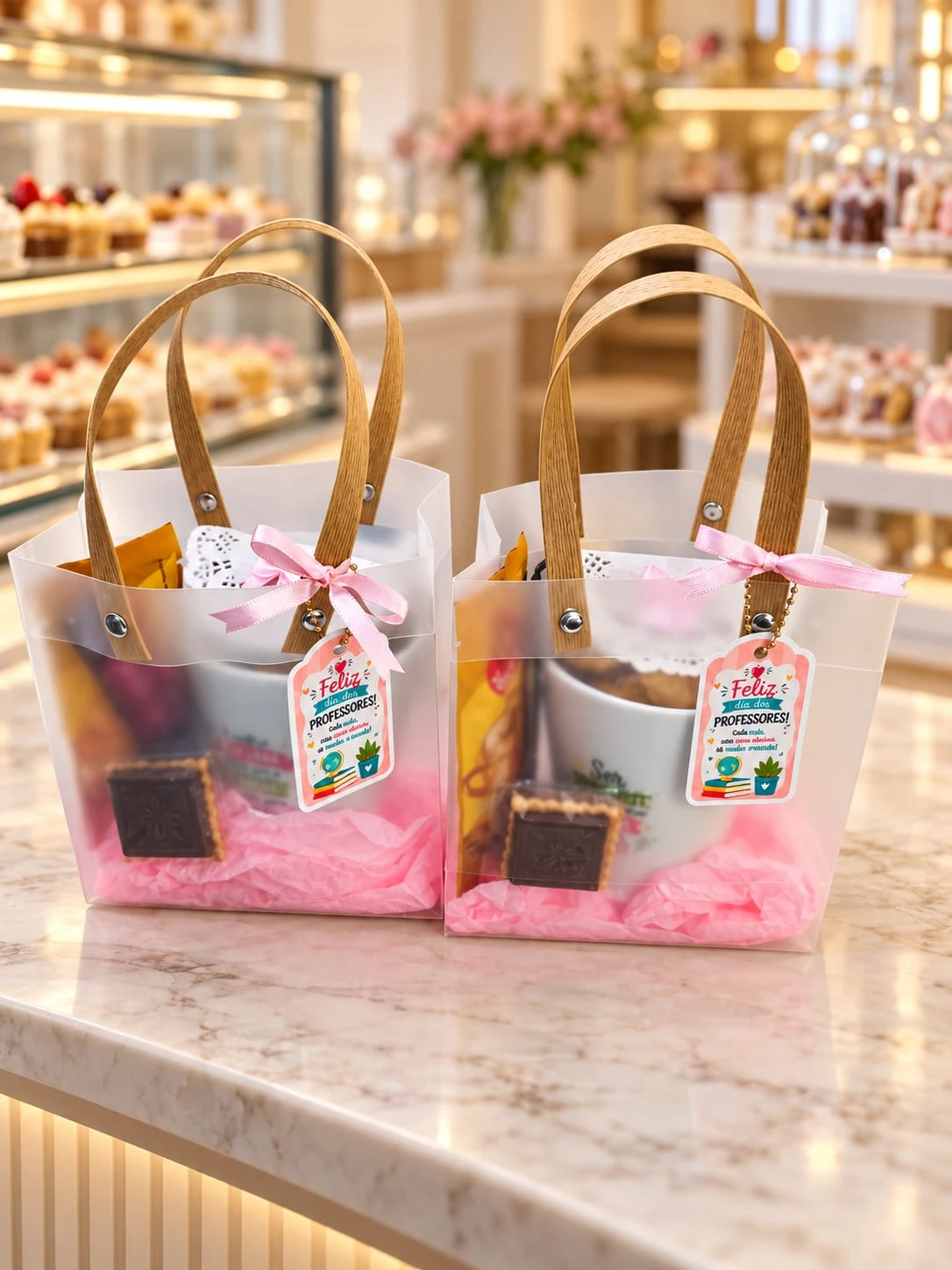 Sacolas personalizadas da Donna Lu
